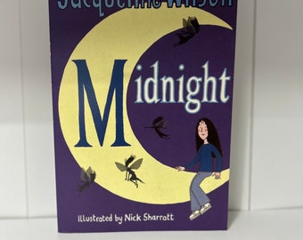 Vintage 2YK Midnight autorstwa Jaqueline Wilson 2003 | Książki Young Girls nostalgia lata 90. dziecko