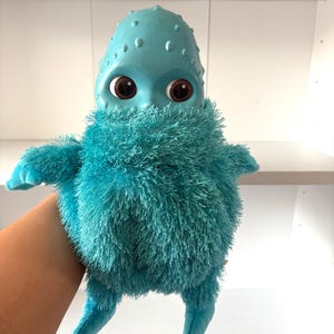 Big Blue Jumbah boohbah plush soft toy 2003 beanie with moving eyes rare | Vintage CBeebies baby children’s tv character