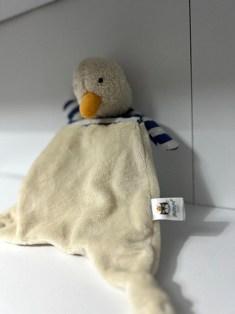 Retired Jellycat Bredita Duck Baby Comforter Retired Plush Soft Toy Etsy