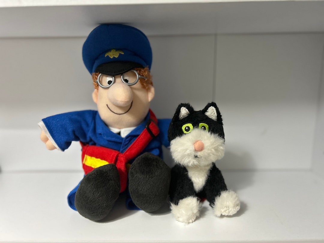 Postman Pat & Small Jess the Cat Bundle Postman Pat Rare Plush Children ...