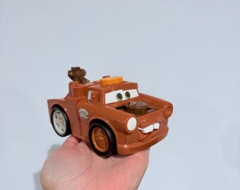 Disney Pixar’s Cars Mater tow Truck Talking Flashlight Fisher Price Mattel interactive light up toy