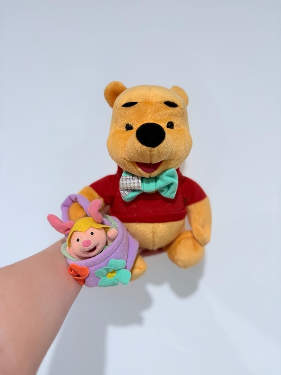 ヴィンテージ 1998年 マテル くまのプーさんとピグレット イースター