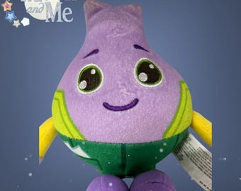 Moon and me Mr onion plush soft toy  | Peppi nana, moon baby, colly wobble, sleepy dibillo plastic toy | CBeebies