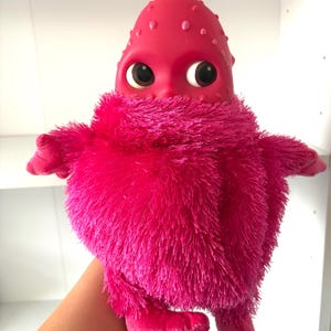 Big Pink Jingbah boohbah plush soft toy 2003 beanie with moving eyes rare | Vintage CBeebies baby children’s tv character