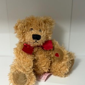 Retired Russ Love Heart Teddy Bear Plush Soft Toy - Valentines Day - Childrens Plush Soft Toy