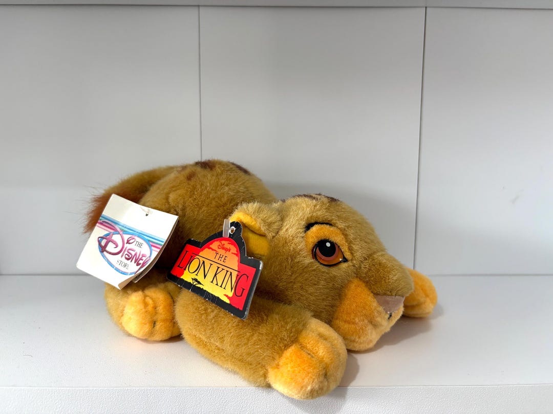 The Lion King Disney Simba Disney Store Soft Plus Toy 1990’s With Tags ...