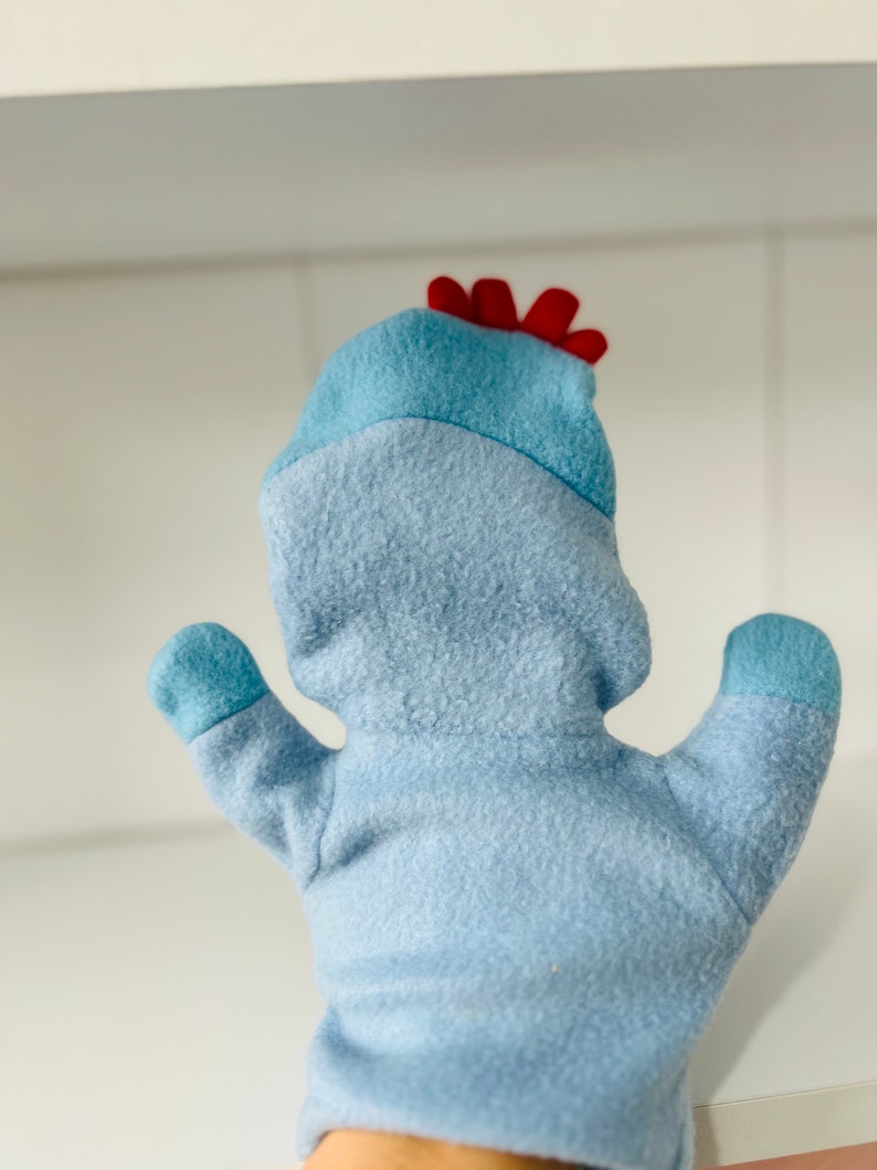 Hand Puppet in the Night Garden Iggle Piggle Blue Vintage Soft Toy