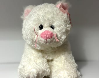 TY Classics Tart Plush Cat | 2006 Retired White Comforter