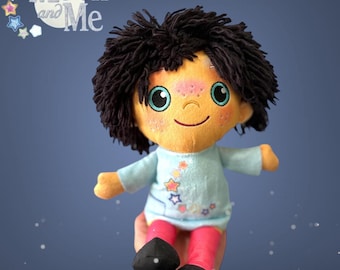 Medium talking Pepi nana with changeable batteries soft toy moon and me | moon baby, colly wobble, mr onion CBeebies