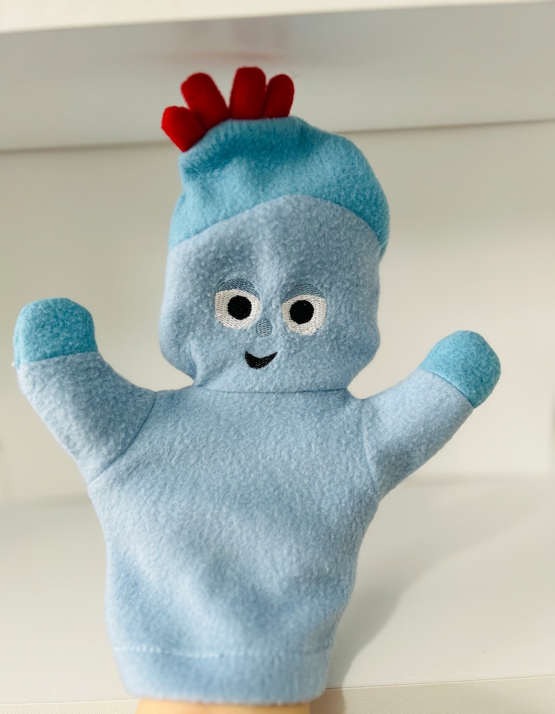 Hand Puppet in the Night Garden Iggle Piggle Blue Vintage Soft Toy