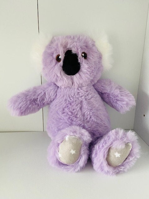Purple koala bear stuffed hot sale animal