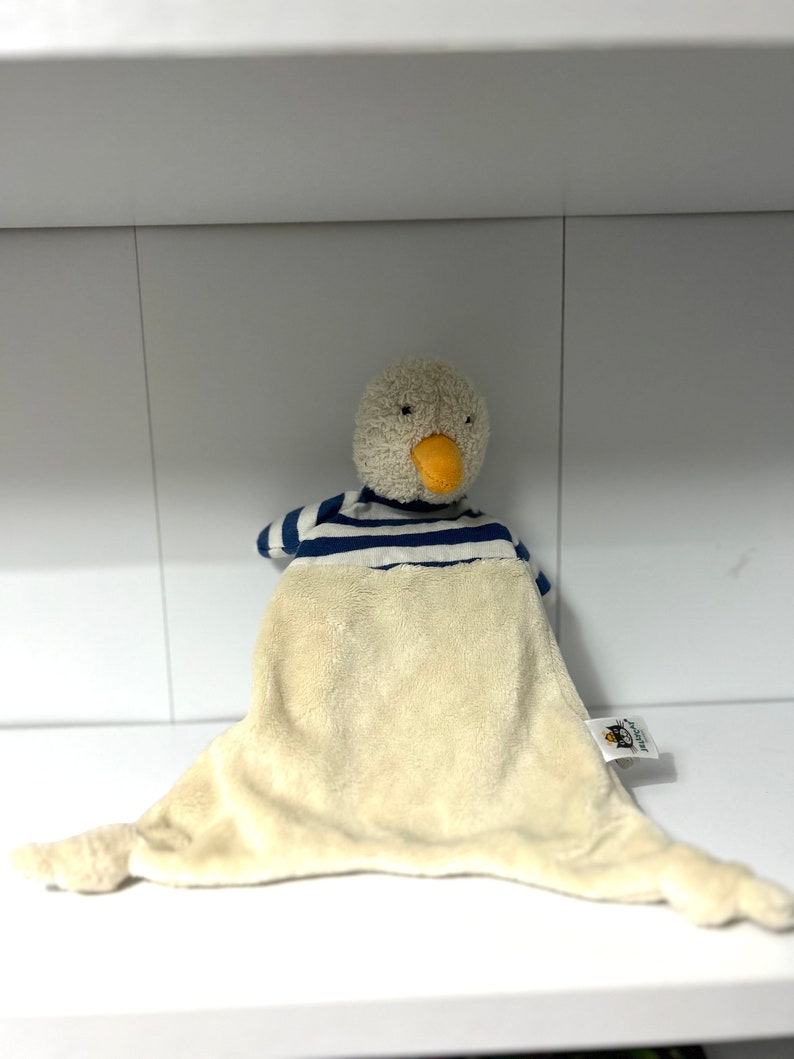 Retired Jellycat Bredita Duck Baby Comforter Retired Plush Soft Toy Etsy