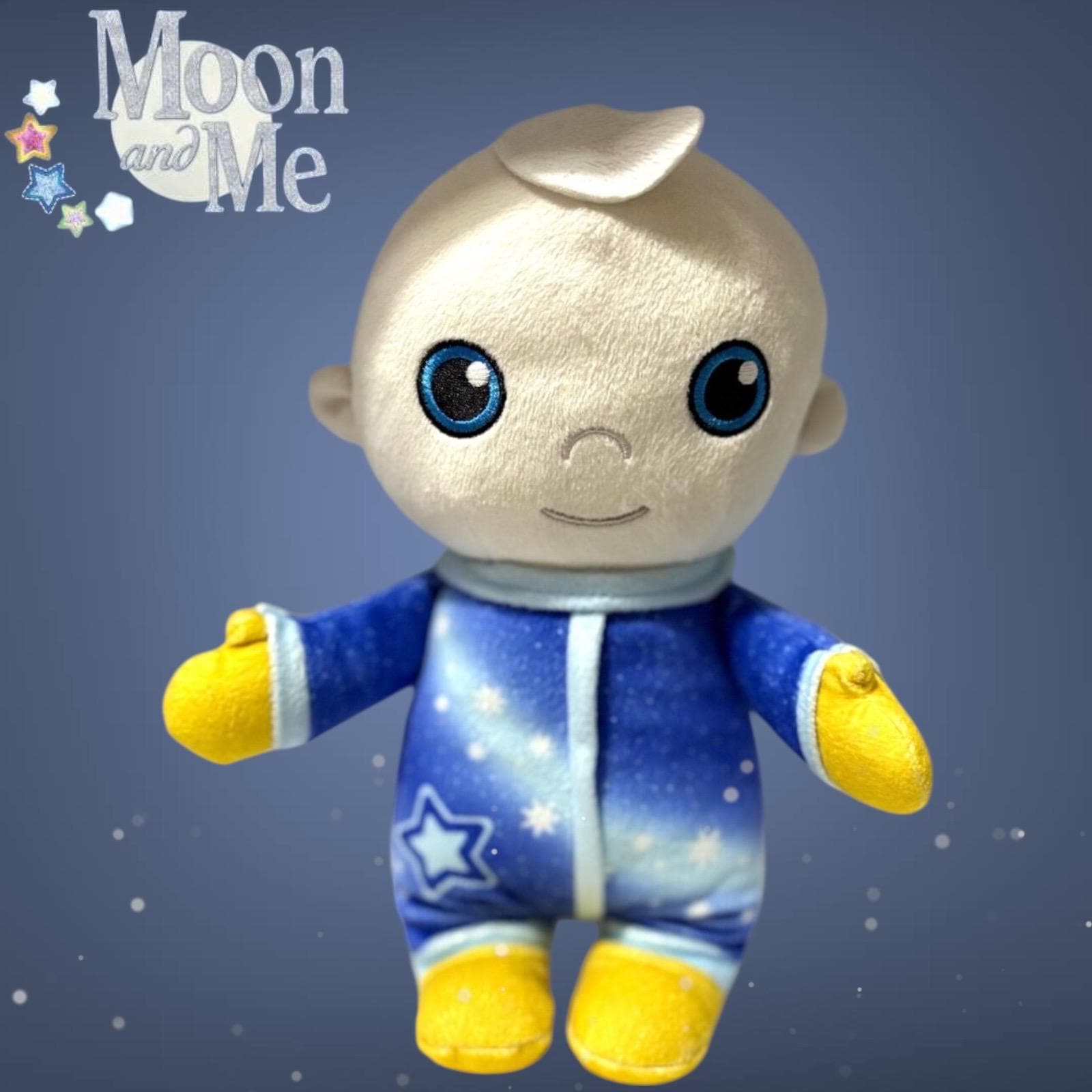 Medium Talking Moon Baby With Changeable Batteries Soft Toy Moon