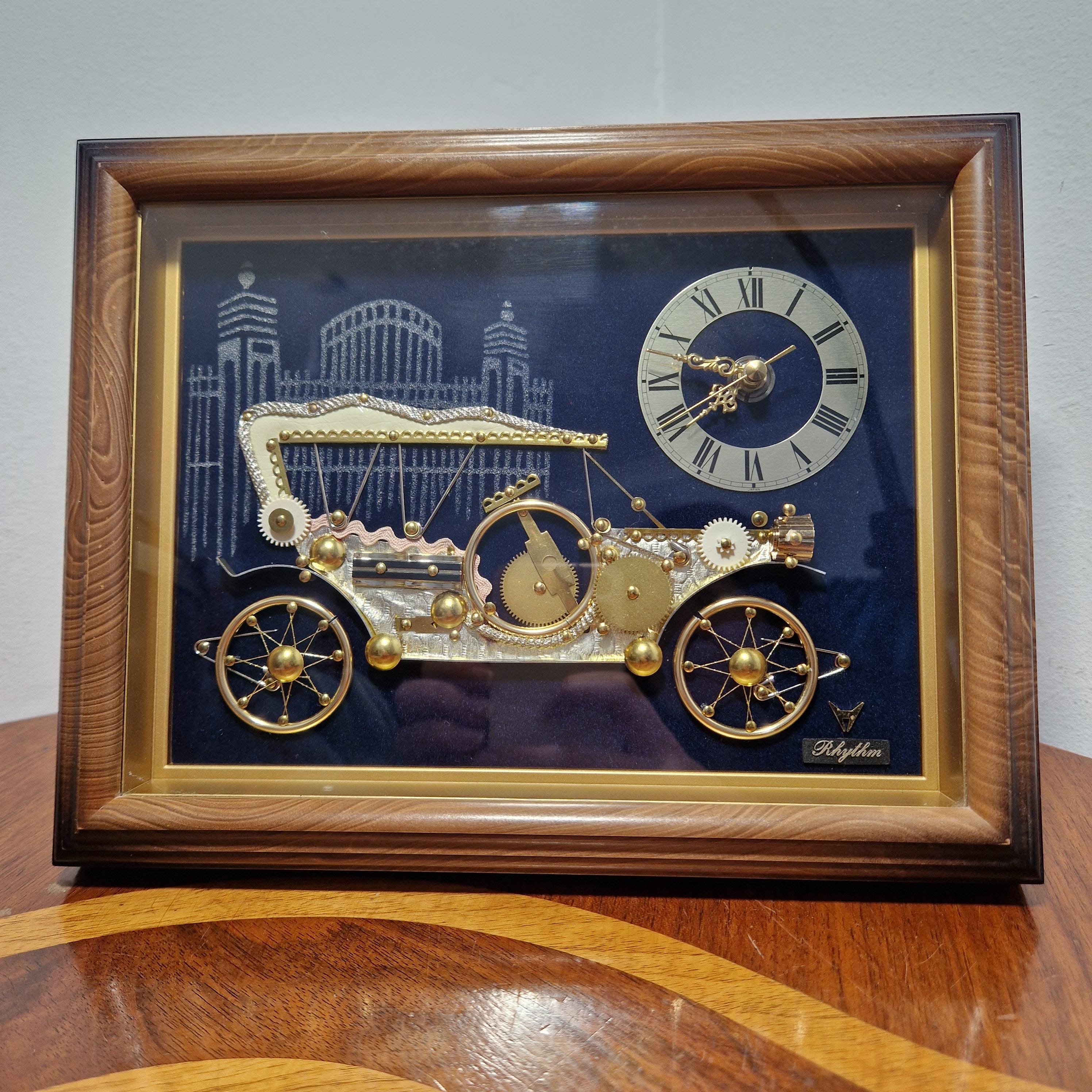 Vintage 1970s Rhythm Car Clock 1910 Rolls Royce - Etsy