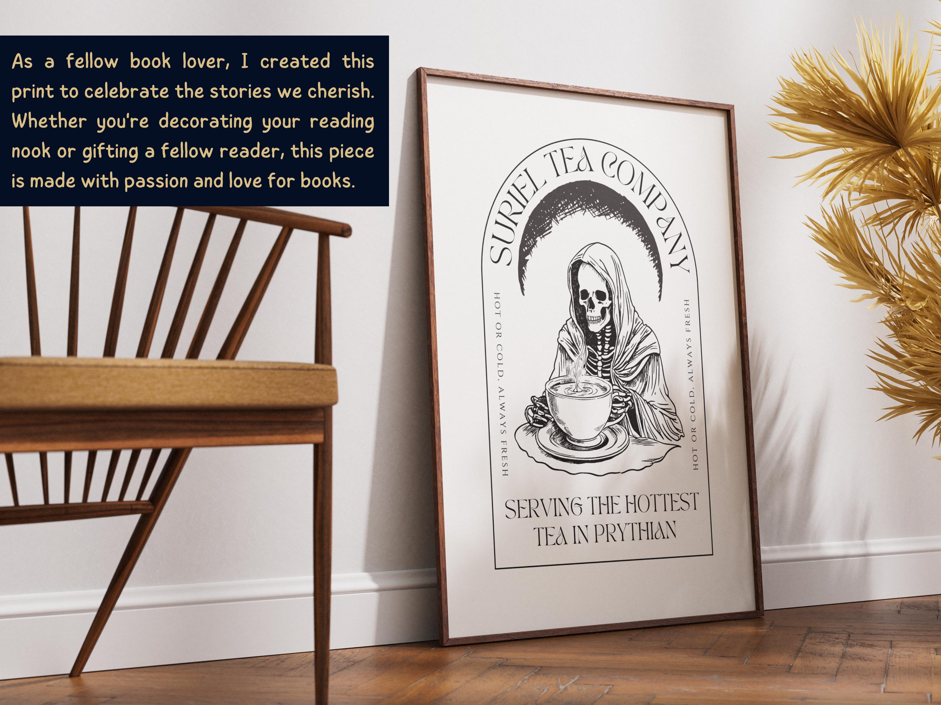 Suriel Tea Co ACOTAR Print: Maasverse Bookish Poster (digital Download ...