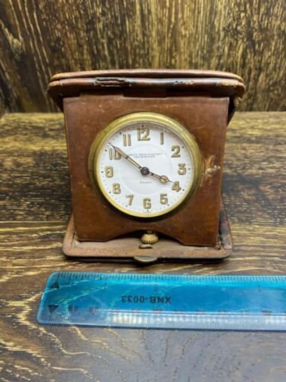 Vintage Travel Clock SHREVE TREAT EACRET San Fran… - image 10