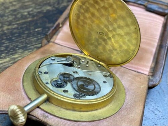 Vintage Travel Clock SHREVE TREAT EACRET San Fran… - image 7