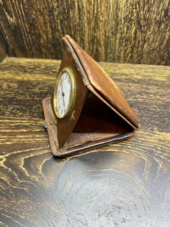 Vintage Travel Clock SHREVE TREAT EACRET San Fran… - image 2