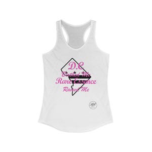 DC Pride Women&#39;s Tank Top, Go-Go Raised Me Racerback Tee, RE, Summer Sleeveless Top, Urban Fashion Apparel