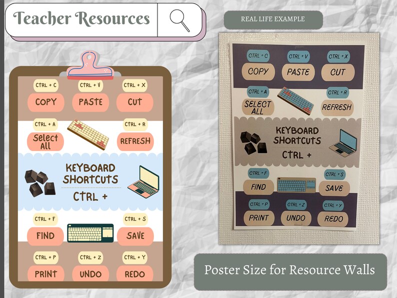 Teacher Resource Template | Classroom Poster | Teacher Canva Template ...