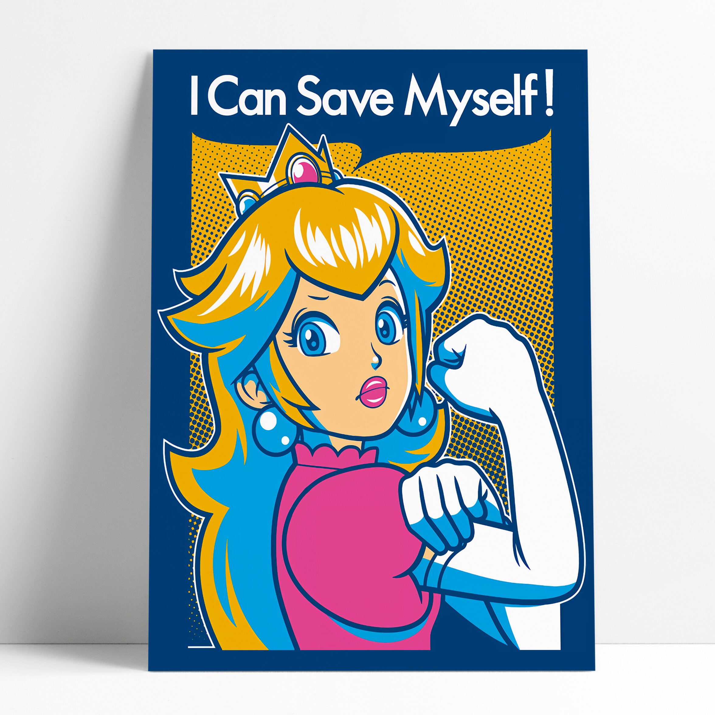 Princess Peach Poster Super Mario Poster Super Mario Etsy México