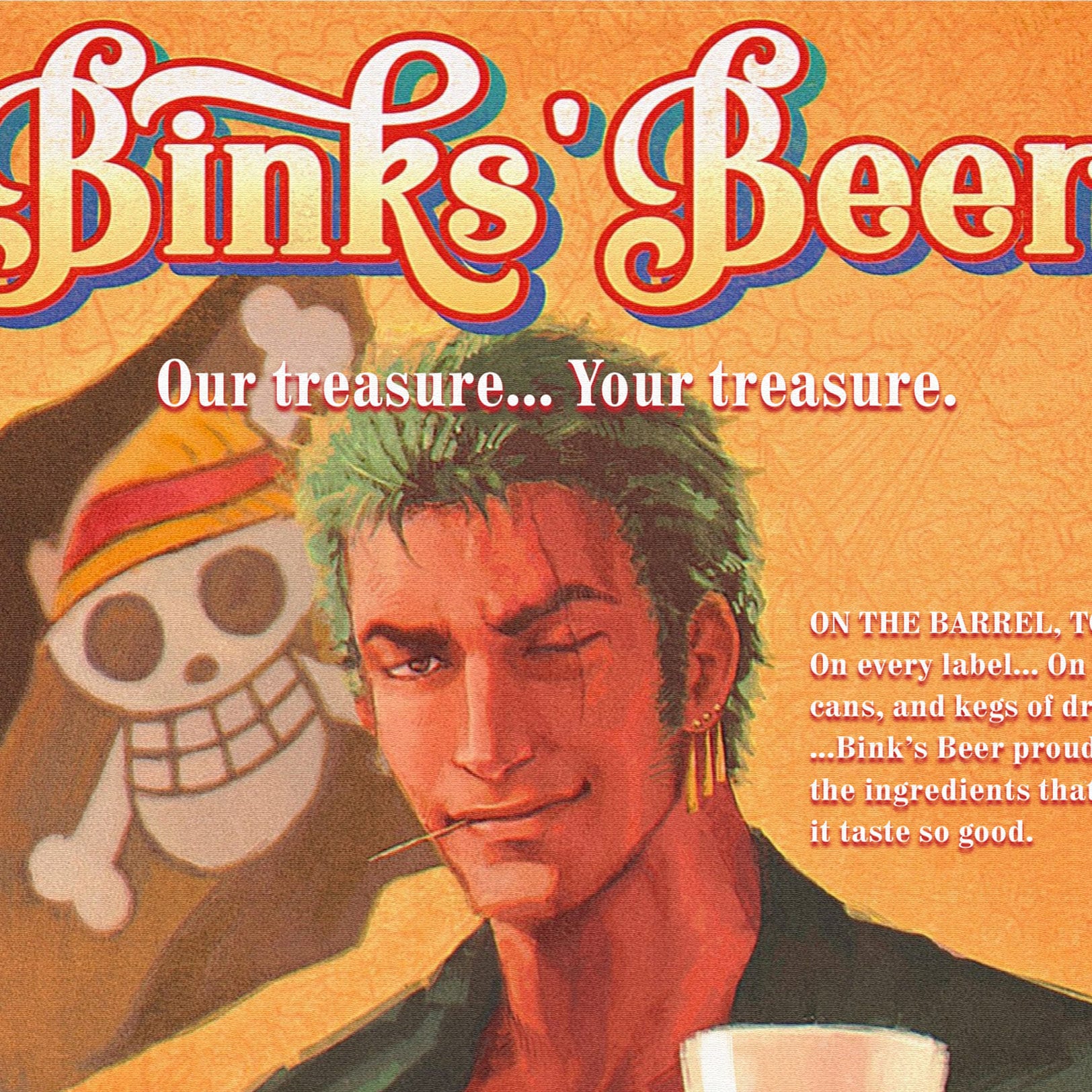 One Piece Poster, Zoro One Piece Anime Wall Art, Roronoa Zoro One Piece