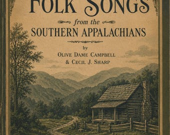 English Folk Songs from Southern Appalachians (1917) PDF Sheet Music (Digital Download)