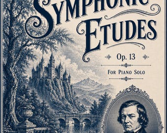Schumann Symphonic Etudes Op. 13 Piano Score (Digital Download)