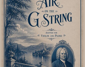 Air on the G String – Bach Sheet Music PDF | Violin & Piano | Wilhelmj + Haddock Arrangements | Instant Download | Wedding Music