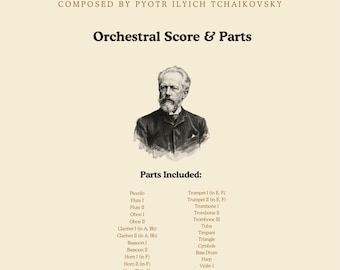 Swan Lake Suite Orchestral Score & Parts – Tchaikovsky Conductor PDF (Digital Download)