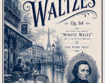 Chopin Waltzes Op. 64 Sheet Music | Minute Waltz Piano Solo (PDF Download)