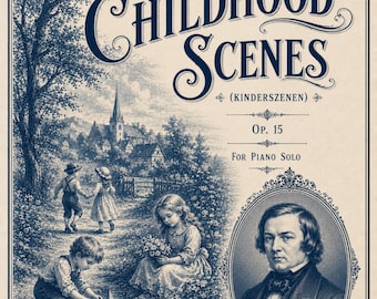 Schumann Kinderszenen Op. 15 Piano Sheet Music | Complete 13 Pieces (Digital Download)