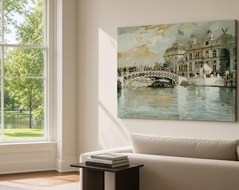 Columbian Exposition Chicago Canvas Print Childe Hassam Vintage 1893 World's Fair