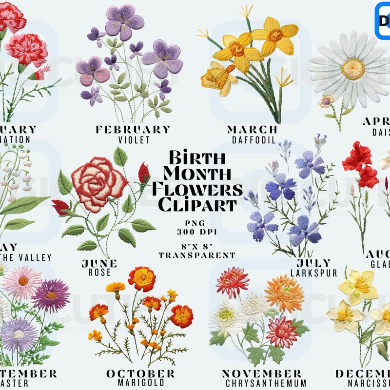 Flower of the Month - Etsy