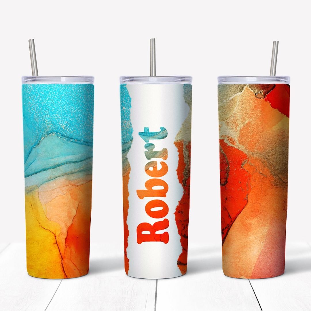 Personalized Tumbler/name Tumbler/marble Name Tumbler/20 Oz Etsy