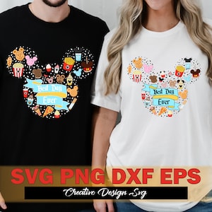 Best Day Ever Svg Png Dxf Eps, Theme Park family Svg, Family Vacation Svg Png, Disneyland Family Vacation Svg Png Dxf Eps