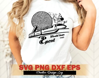 Epcot World tour Svg Png Dxf Eps, DisneyTrip Svg, DisneyWorld Svg, Disneyland Family Vacation Svg