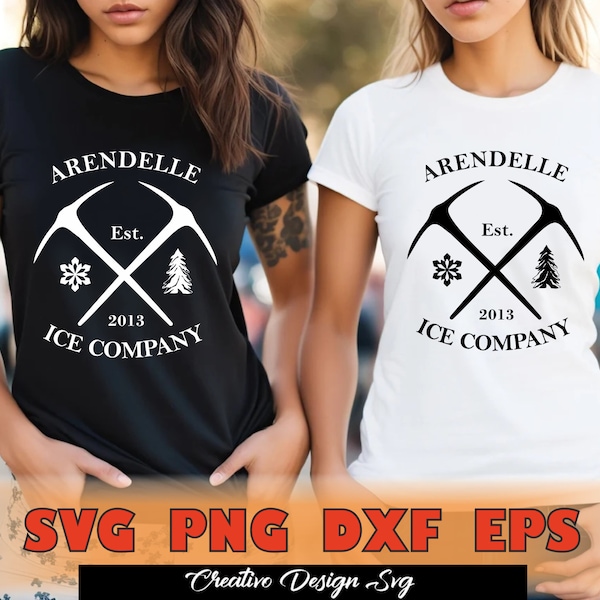 Arendelle Ice Company SVG Png Dxf Eps Frozen Svg Frozen Svg Vacation Shirt design Svg PNG Cricut Cut File Iron On File