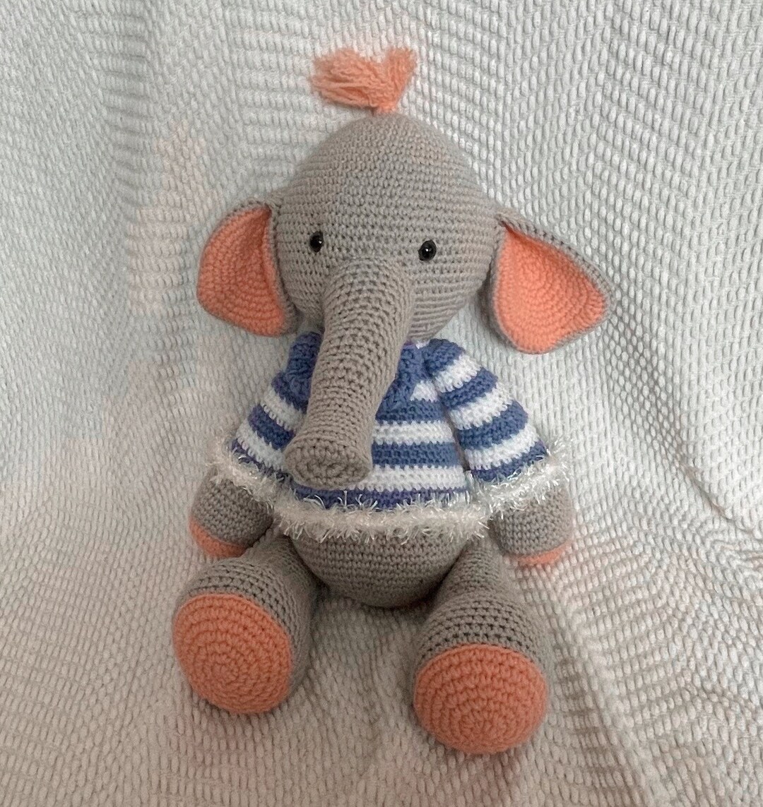 Crocheted Handmade Stuffed Animal Baby Boy or Baby Girl Gift Nursery