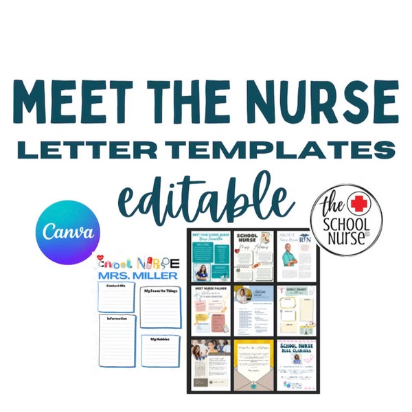 Meet The School Nurse Templates