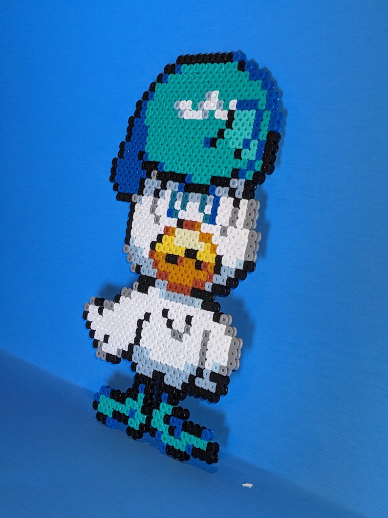 Quaxly Water Pokemon Gift Perler Bead Art 8 Bit Pixel Decoration