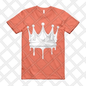 Dunk Mango 9060 Fluoreszierende Pink Orange Zitrus Grapefruit Clementine Licht Wilde Weiß Niedrige T-Shirt Spiel DRIPPY CROWN