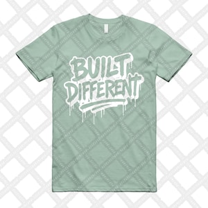 4 Seafoam Green White Sail T Shirt Match BUILT DIFFERENT