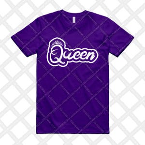 Dunk Purple Championship Court Low White T Shirt Match QUEEN