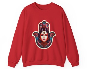 Hamsa Woman - Unisex Heavy Blend™ Crewneck Sweatshirt