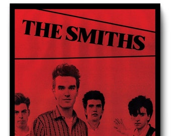 The Smiths Poster - Custom Music Poster - 80s Vintage Posters - Printable Wall Art - Band Posters - Rock Decor