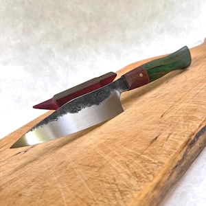 Hand forged 5&quot; carbon steel petty knife