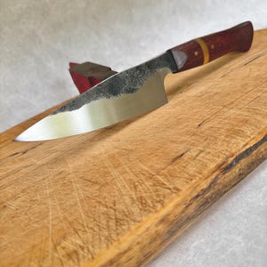 Hand forged 5 1/4&quot; carbon steel petty knife