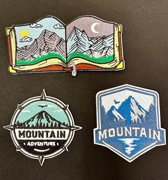 Iron Clothing Patches Mountain, Adventure Embroidered Patch