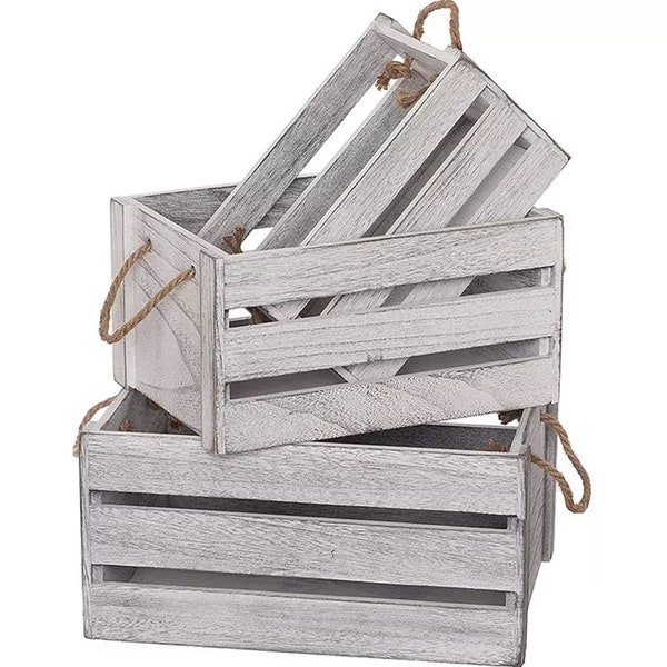 Wooden Crates Etsy Canada